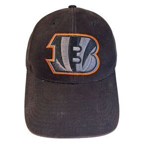 Cincinnati Bengals Team Apparel Cap Men's‎ One Size Black Strapback Baseball Hat